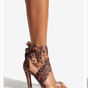 Cheetah dress sandal